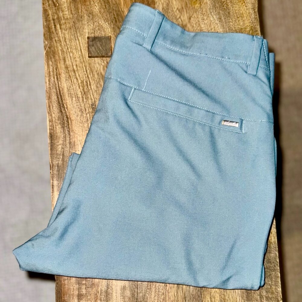 *SALE* Greg Norman Microlux Stretch Pants (Bainbridge Blue, Polyester, 30Wx32L)